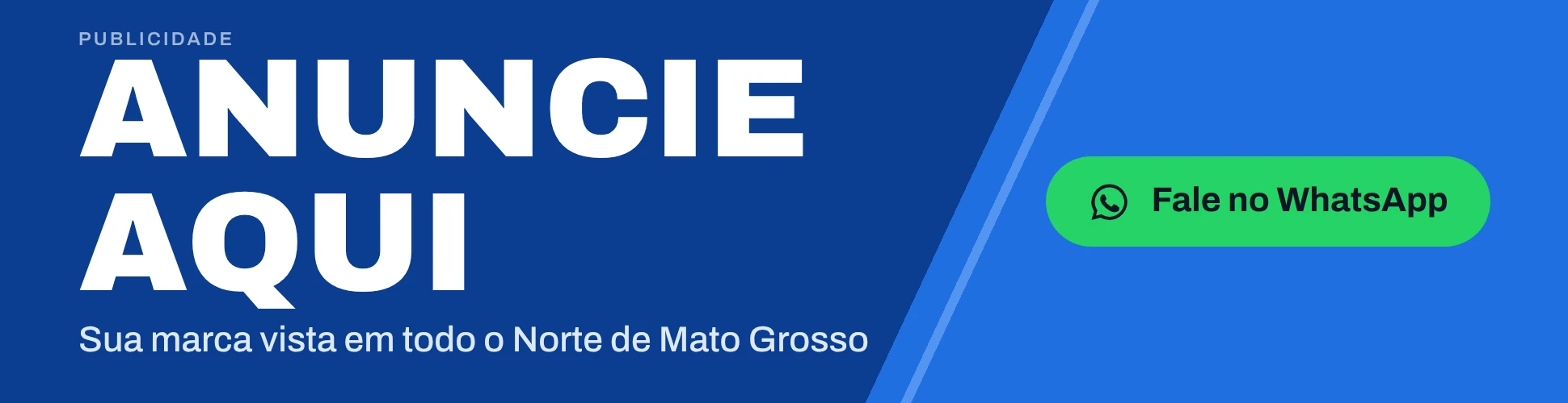 Anuncie aqui no Fator Norte MT: fale com a gente pelo WhatsApp